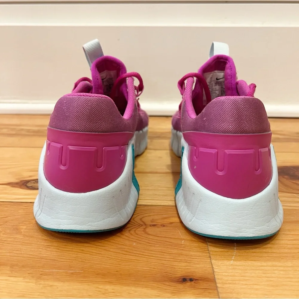 Nike Free Metcon 5 Shoes Women 7.5 Hyper Violet Lazer Orange DV3950-501 Athletic